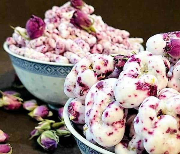 تصویر 3 از قیمت شکر پنیر گل محمدی + پخش تولیدی عمده کارخانه